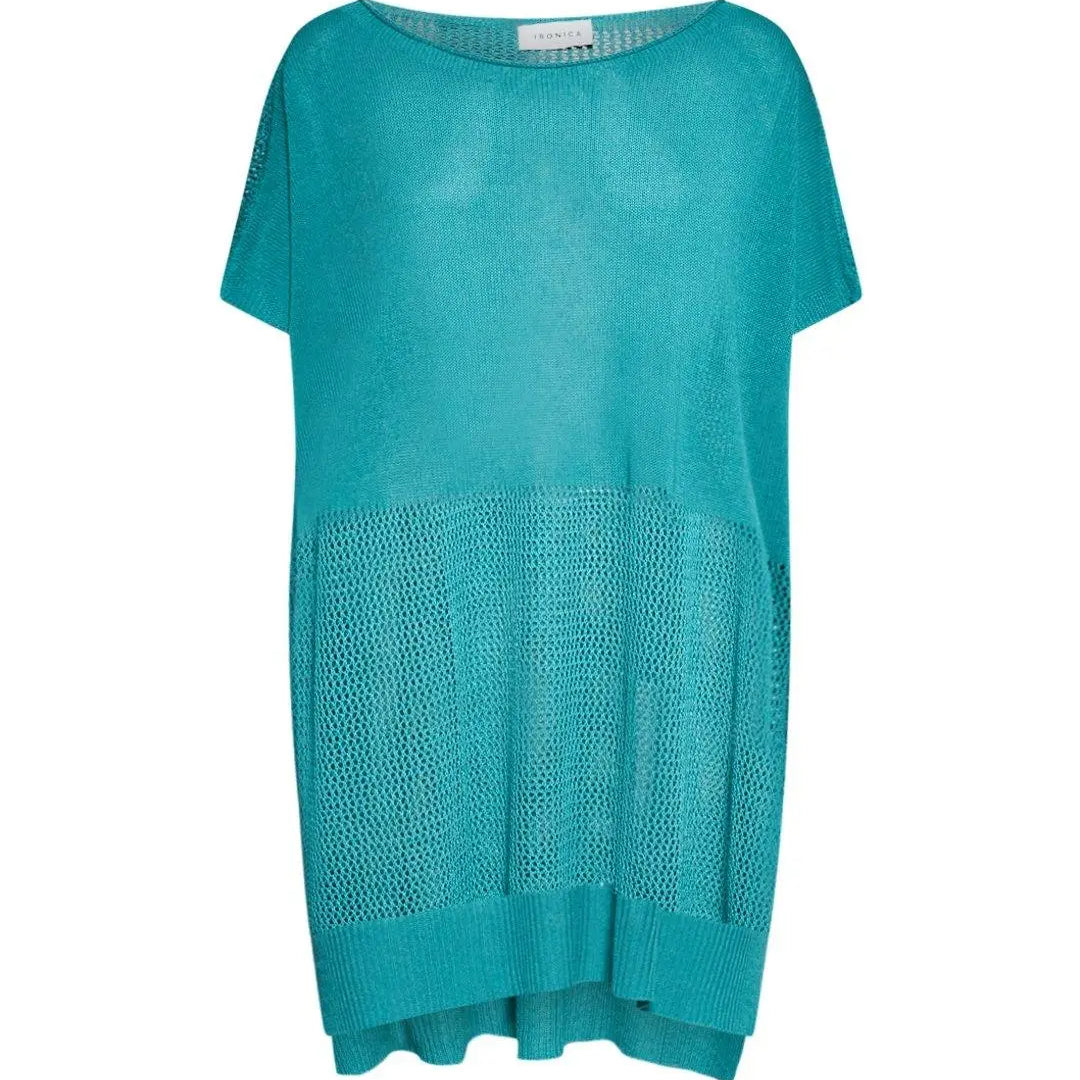 Maxi maglia traforata SMERALDO IRONICA XL