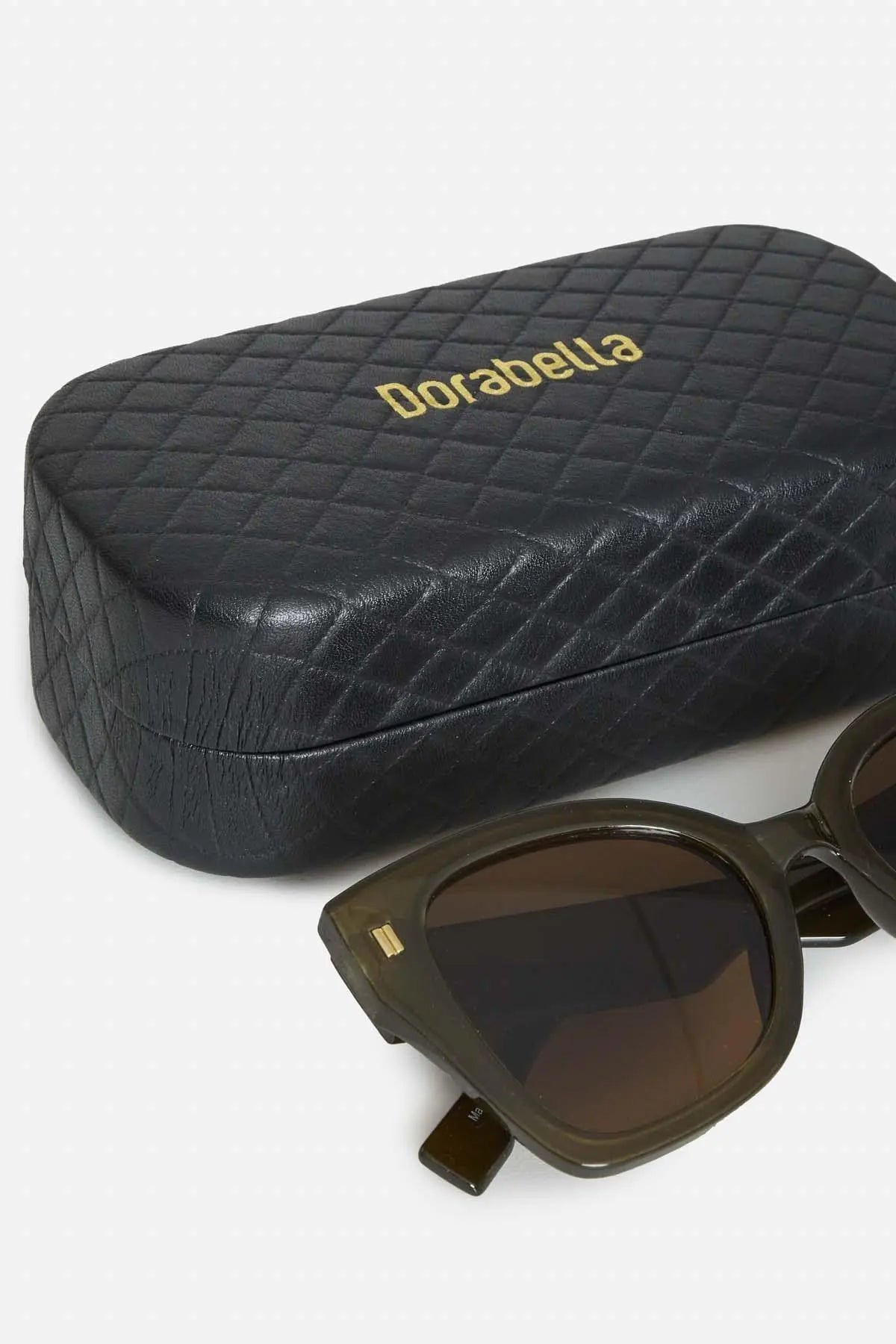 OCCHIALI QUADRATI VERDE DORABELLA