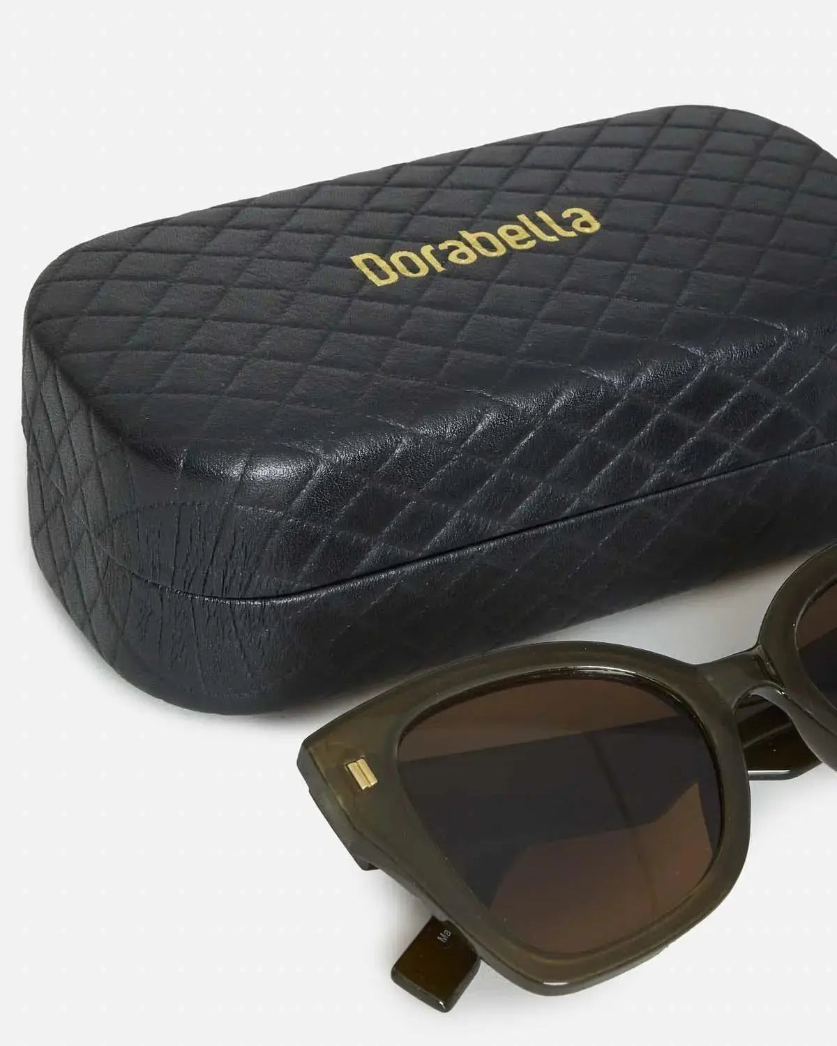 OCCHIALI QUADRATI VERDE DORABELLA