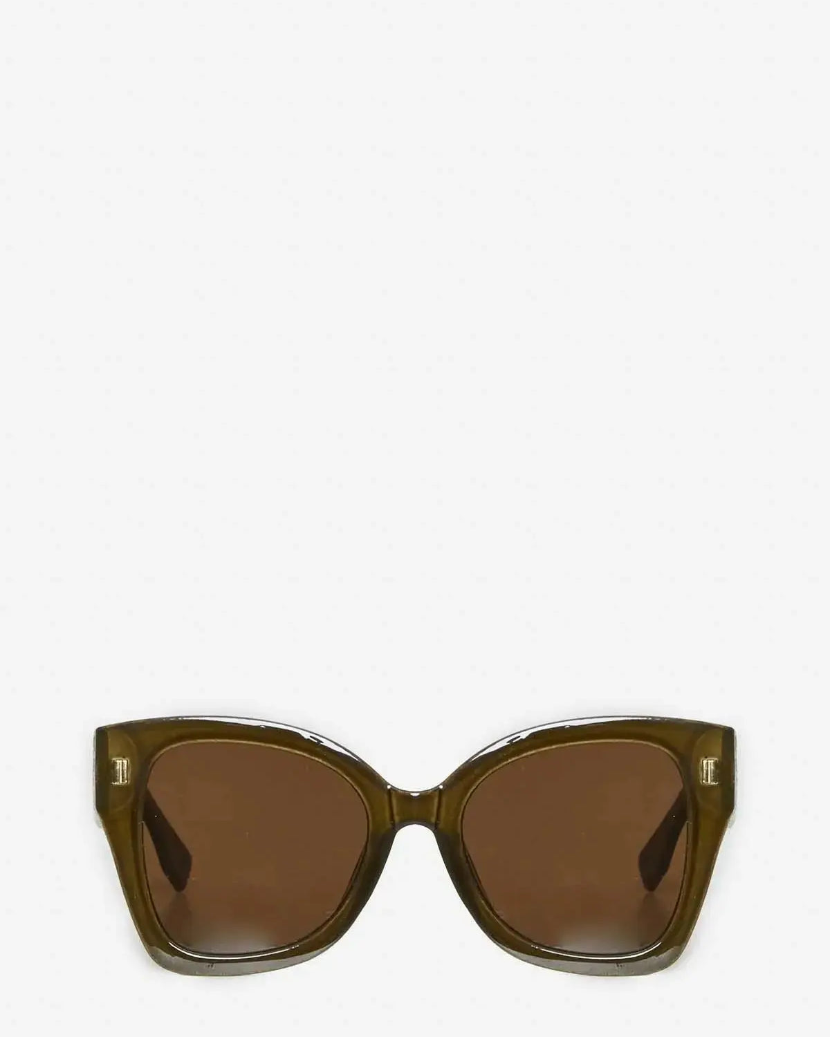 OCCHIALI QUADRATI VERDE DORABELLA