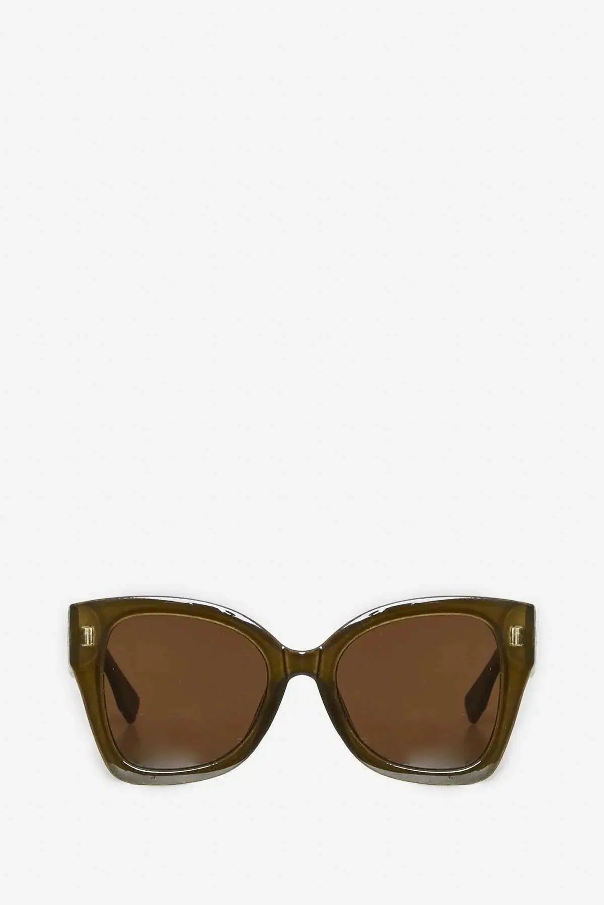 OCCHIALI QUADRATI VERDE DORABELLA