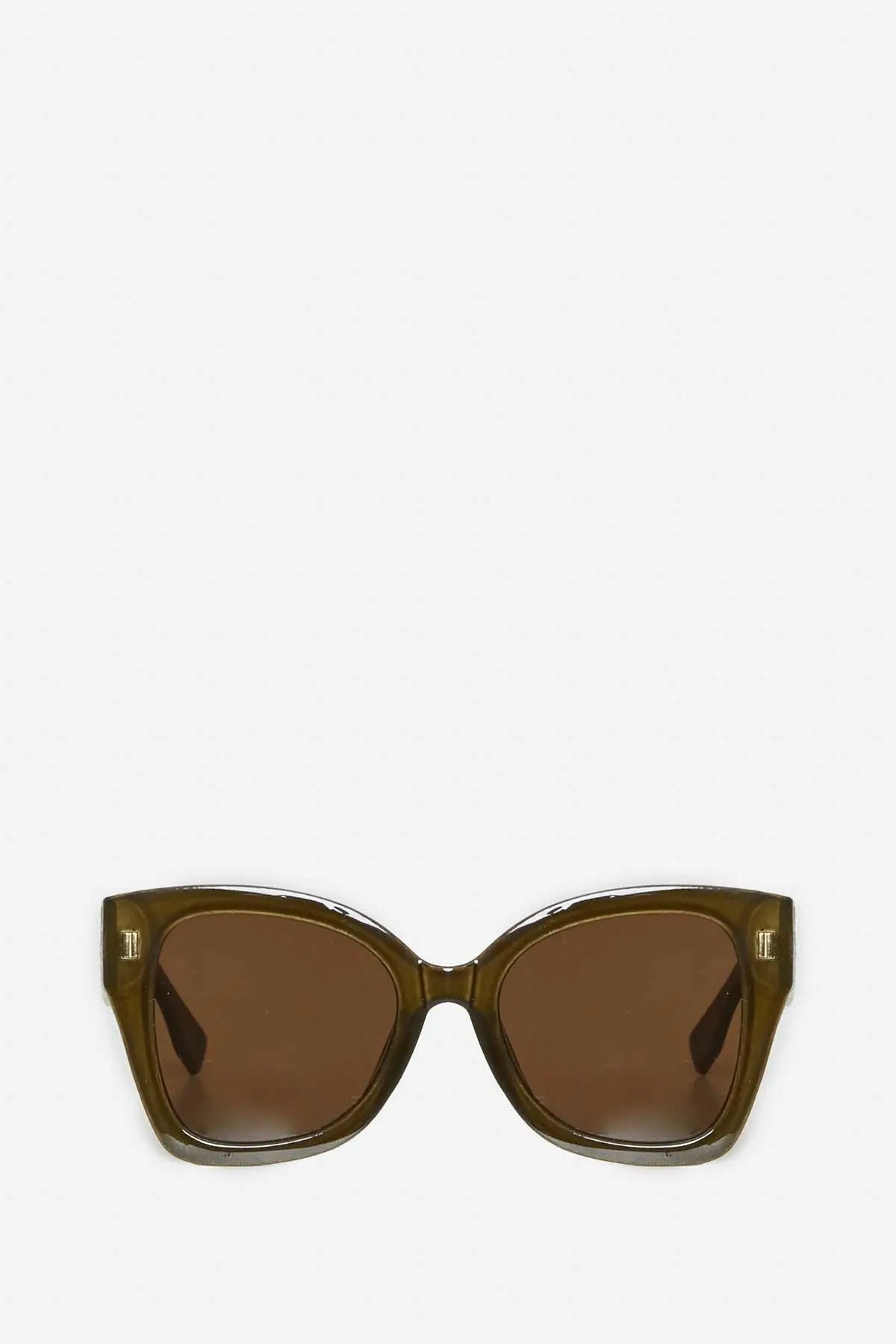 OCCHIALI QUADRATI VERDE DORABELLA