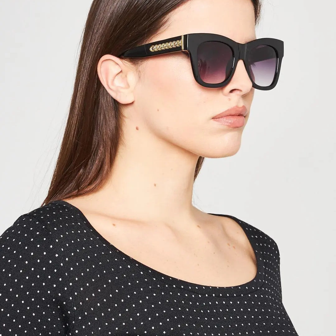 Occhiali catena NERO DORABELLA Un