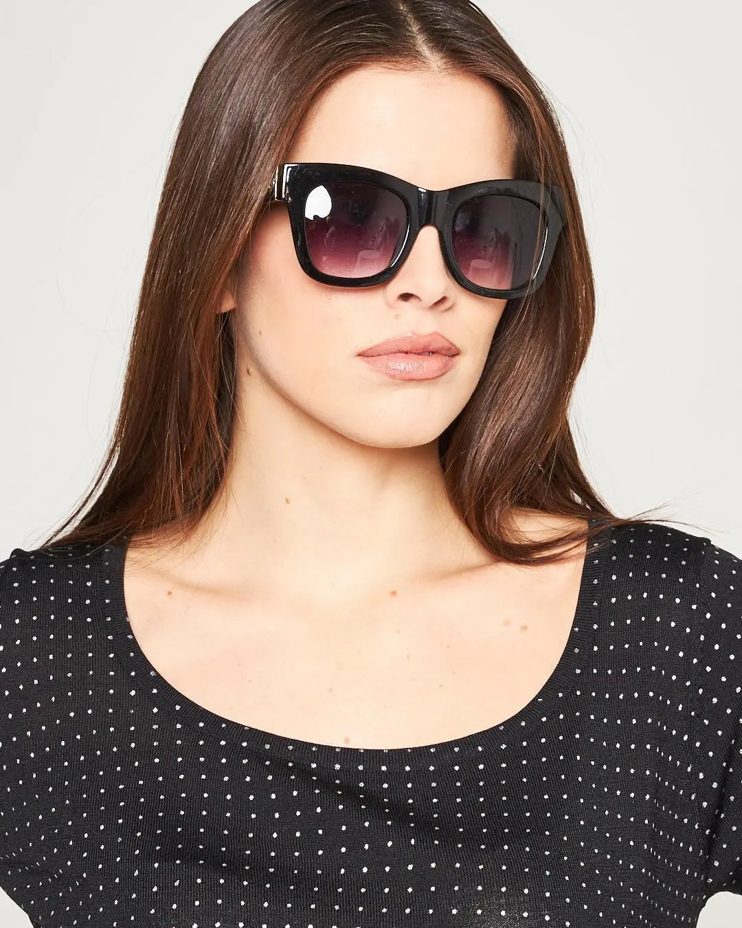 Occhiali catena NERO DORABELLA