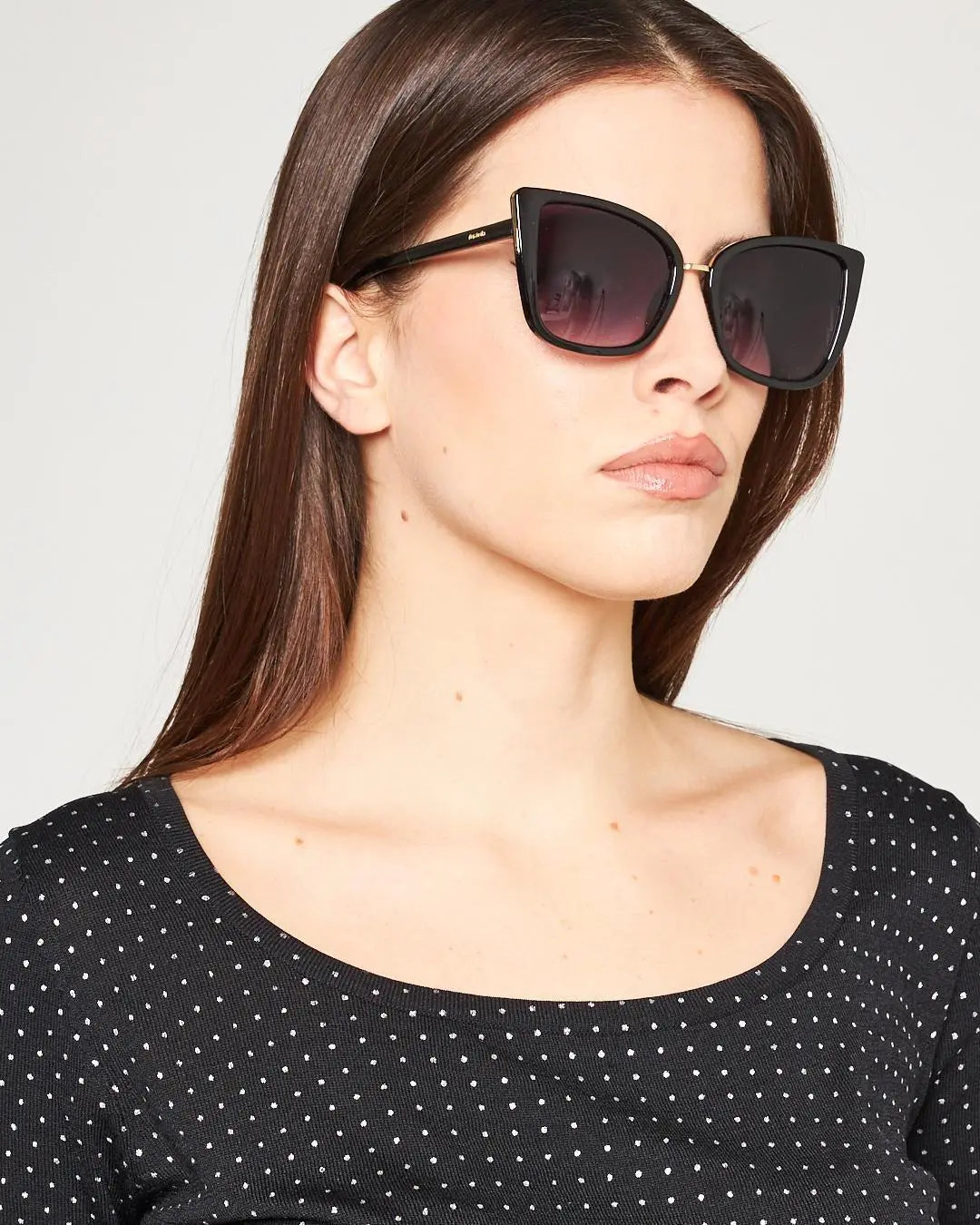 Occhiali metal Nero DORABELLA Un