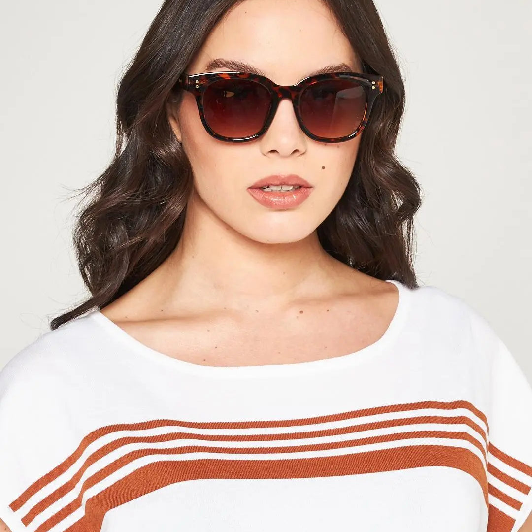 Occhiali quadrati Marrone DORABELLA Un