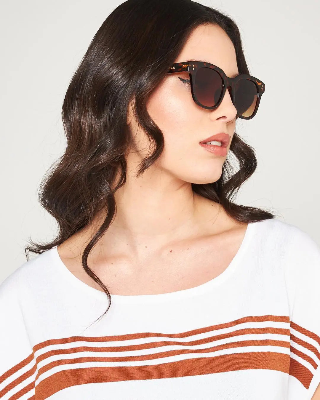 Occhiali quadrati Marrone DORABELLA