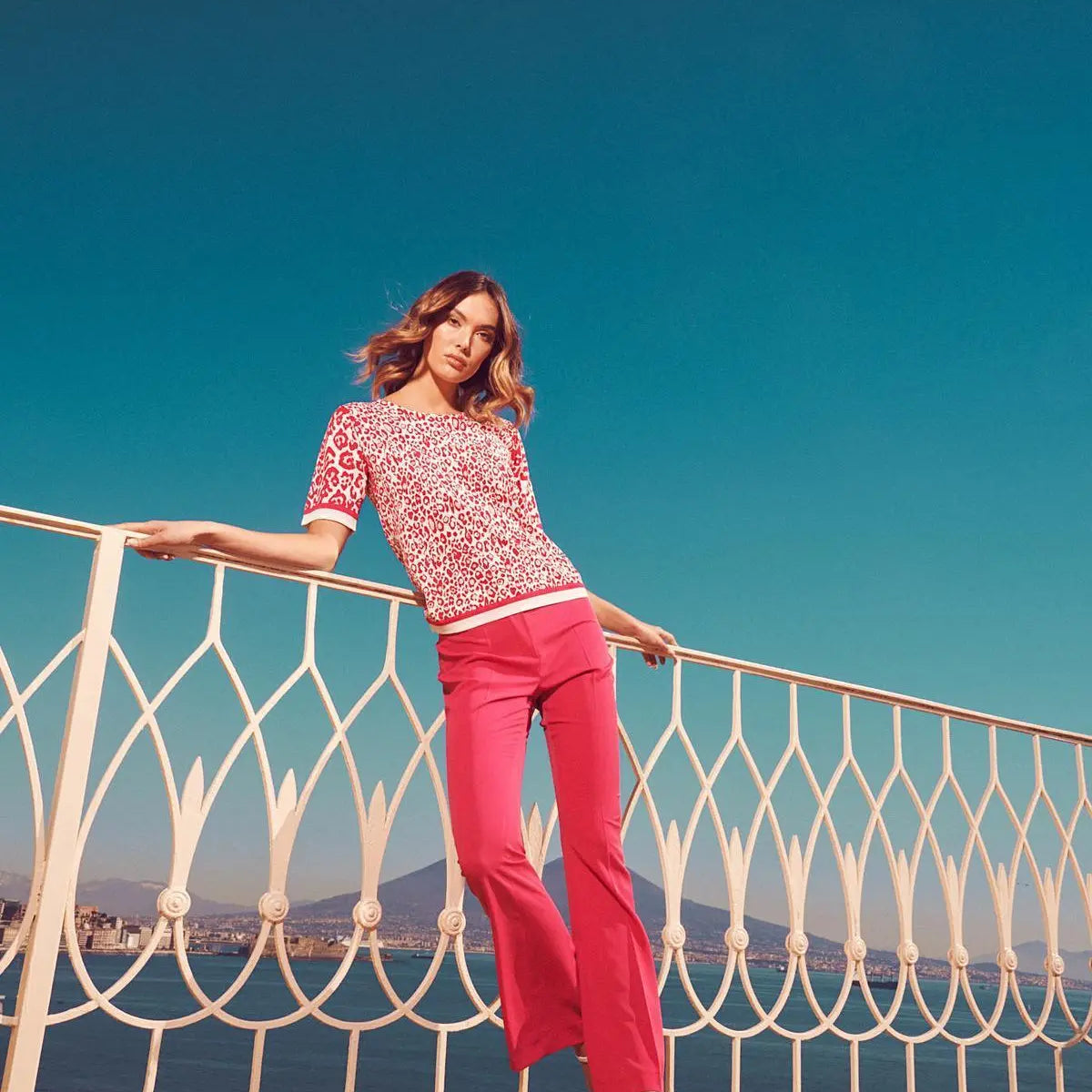 PANTALONE BASIC CILIEGIA DORABELLA 54