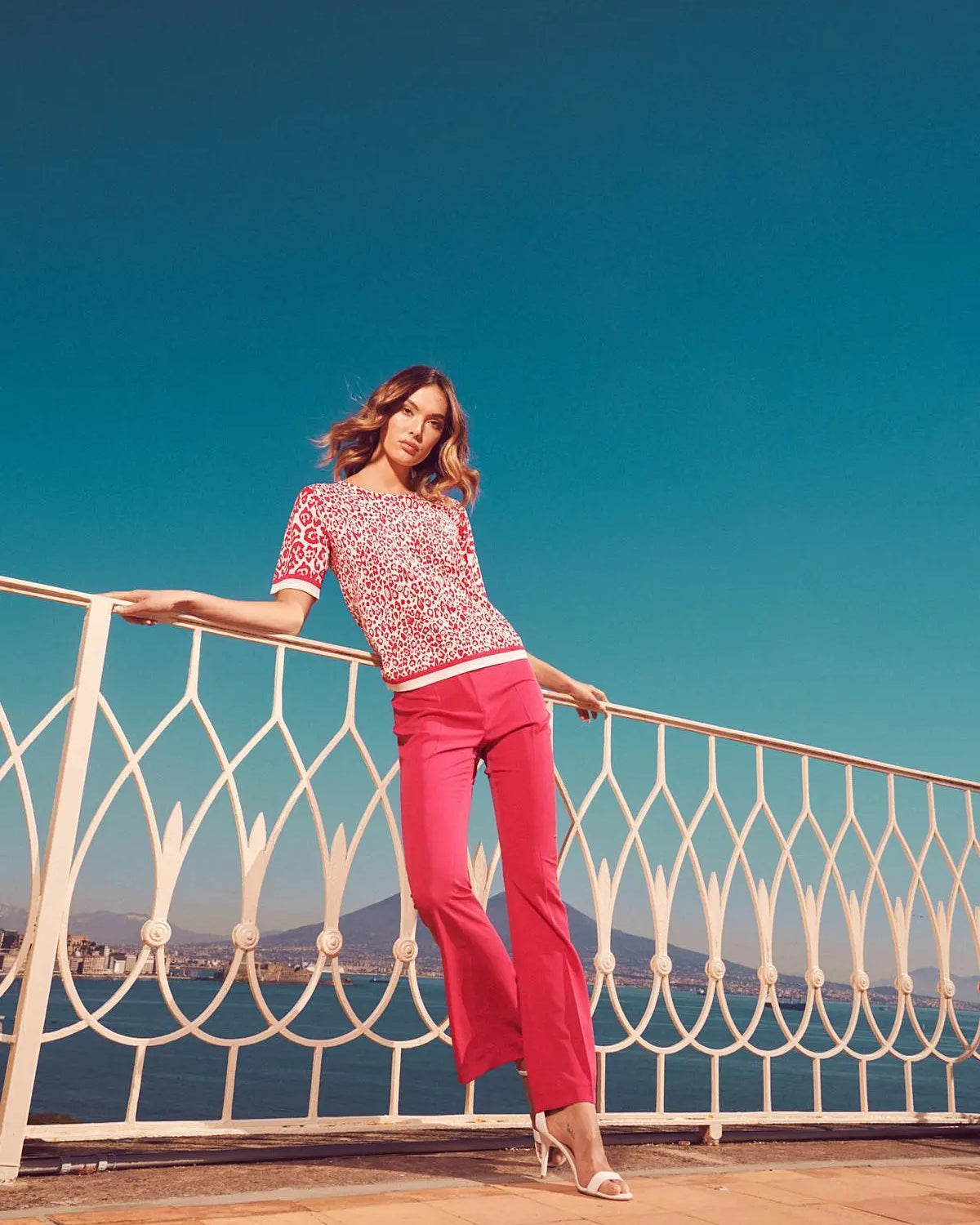 PANTALONE BASIC CILIEGIA DORABELLA 54