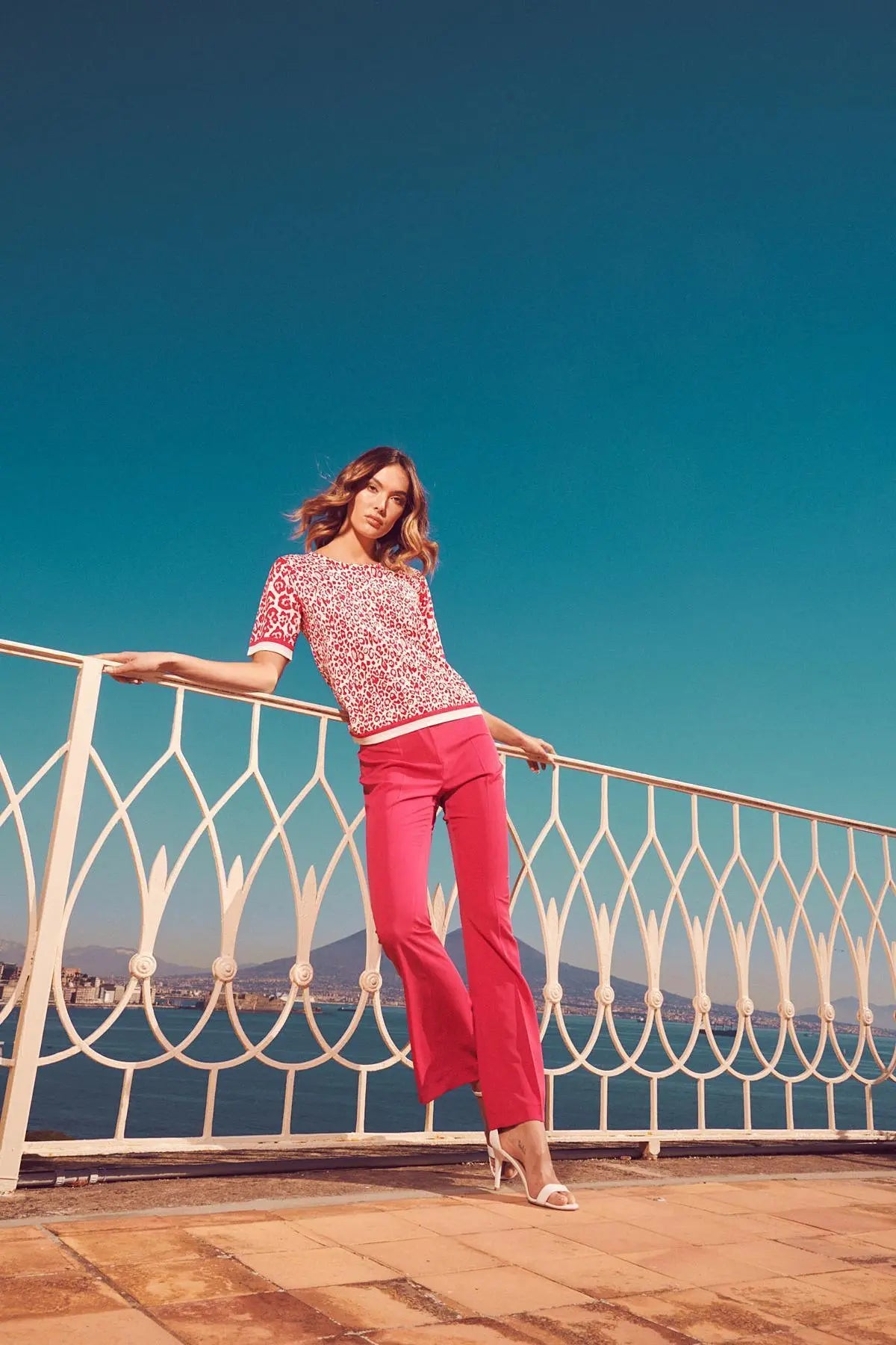 PANTALONE BASIC CILIEGIA DORABELLA 54