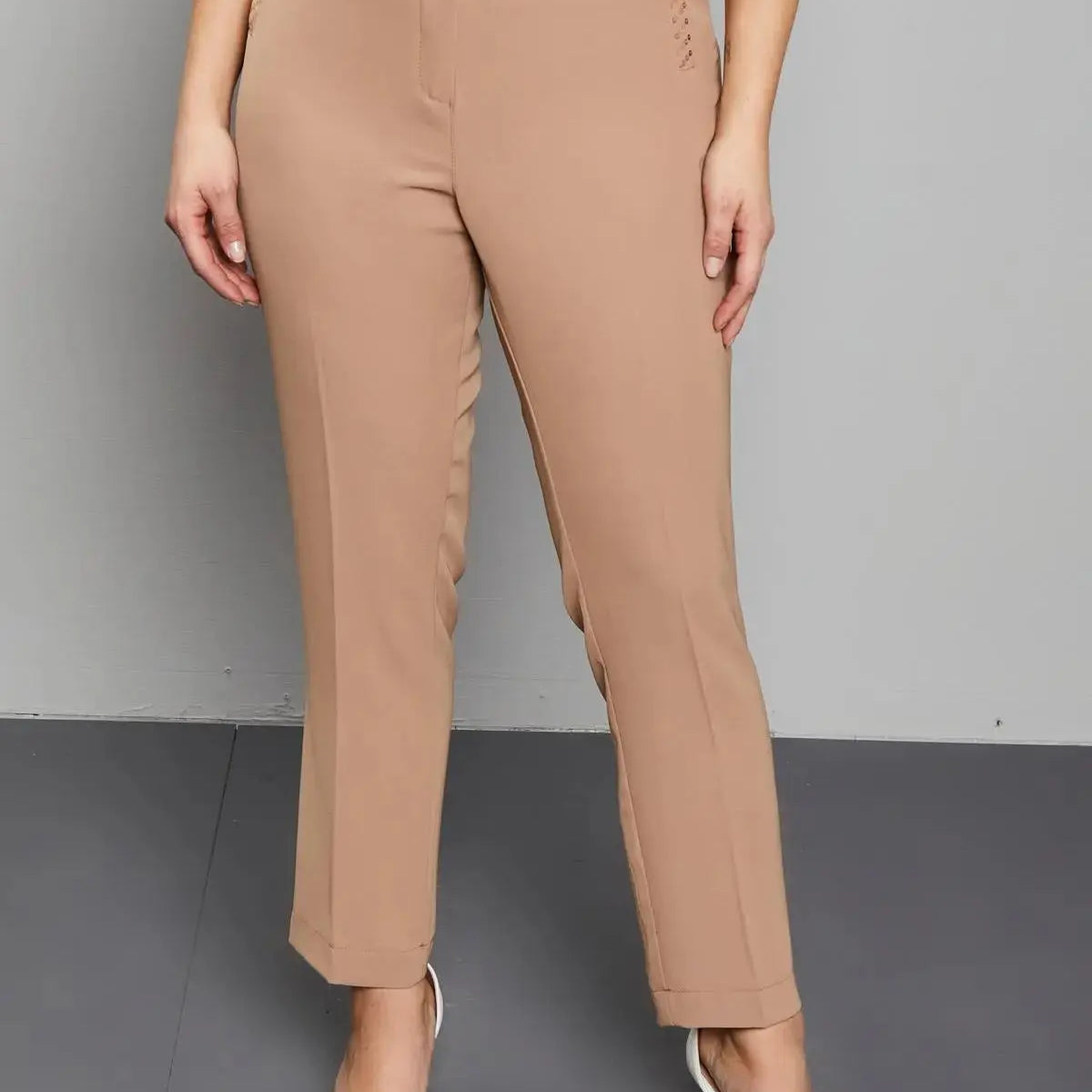PANTALONE PAILLETTES CAFFE DORABELLA PIU' 55