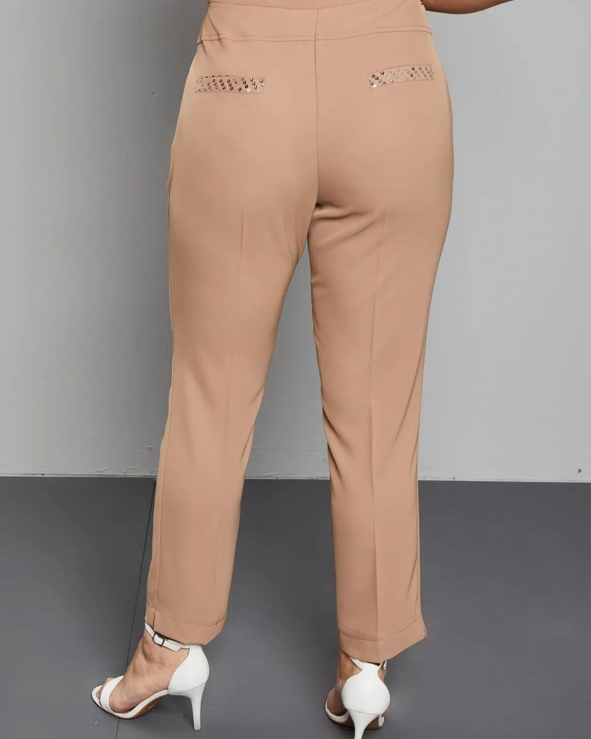 PANTALONE PAILLETTES CAFFE DORABELLA PIU'