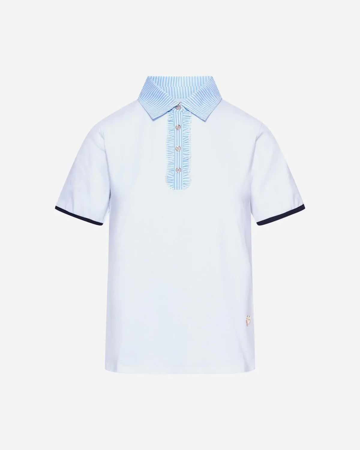 POLO ROUCHES WHITE DORABELLA