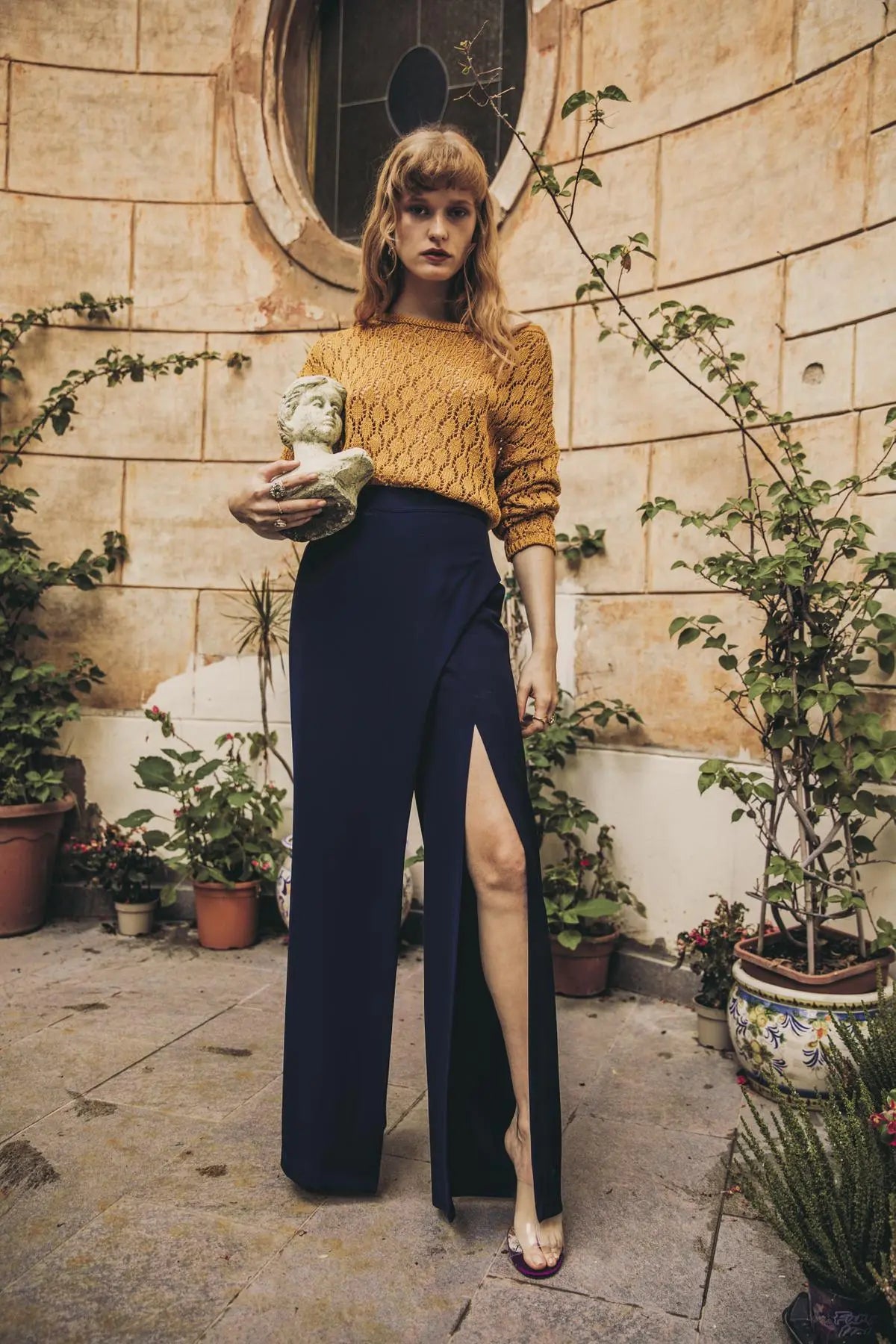 Pantagonna in tinta unita NERO IRONICA 50