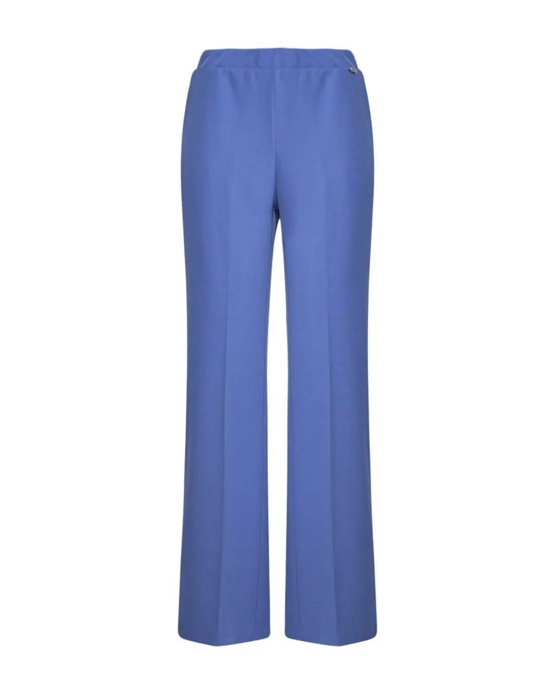 Pantalone a gamba dritta in cady tinta unita con bustino elastico LAVANDA DORABELLA