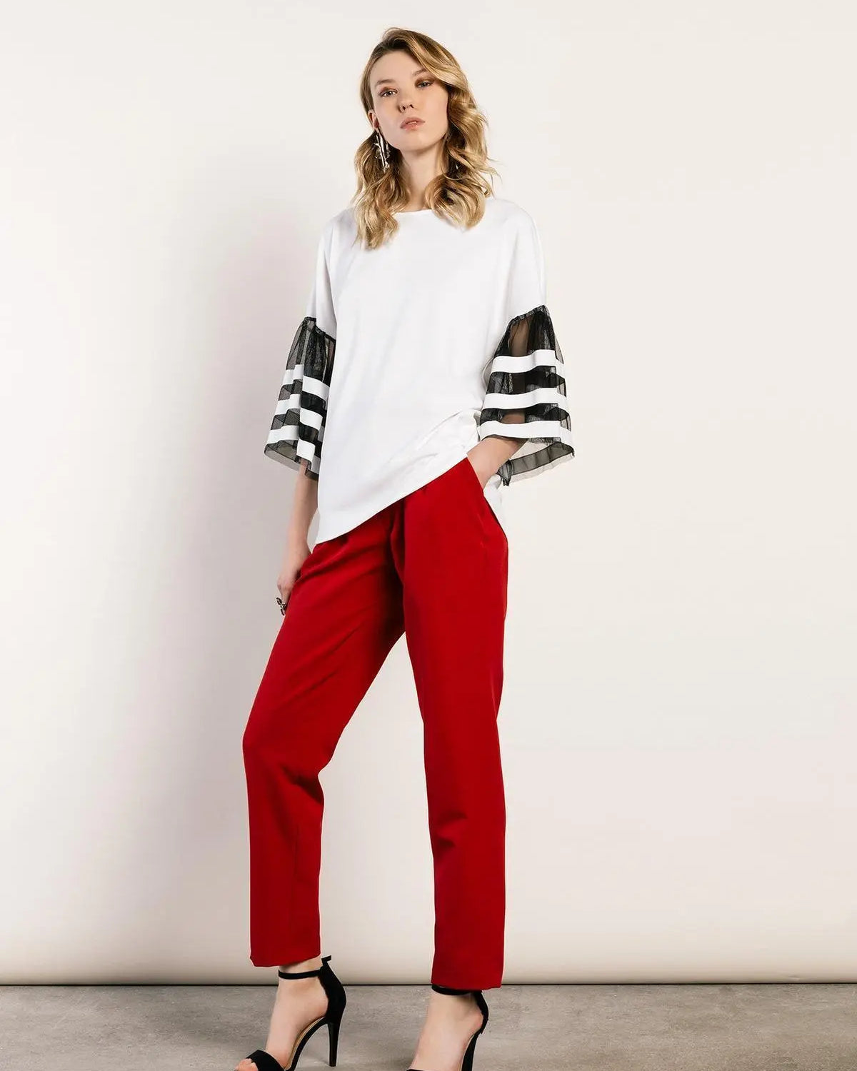 Pantalone a sigaretta INDIA IRONICA 50