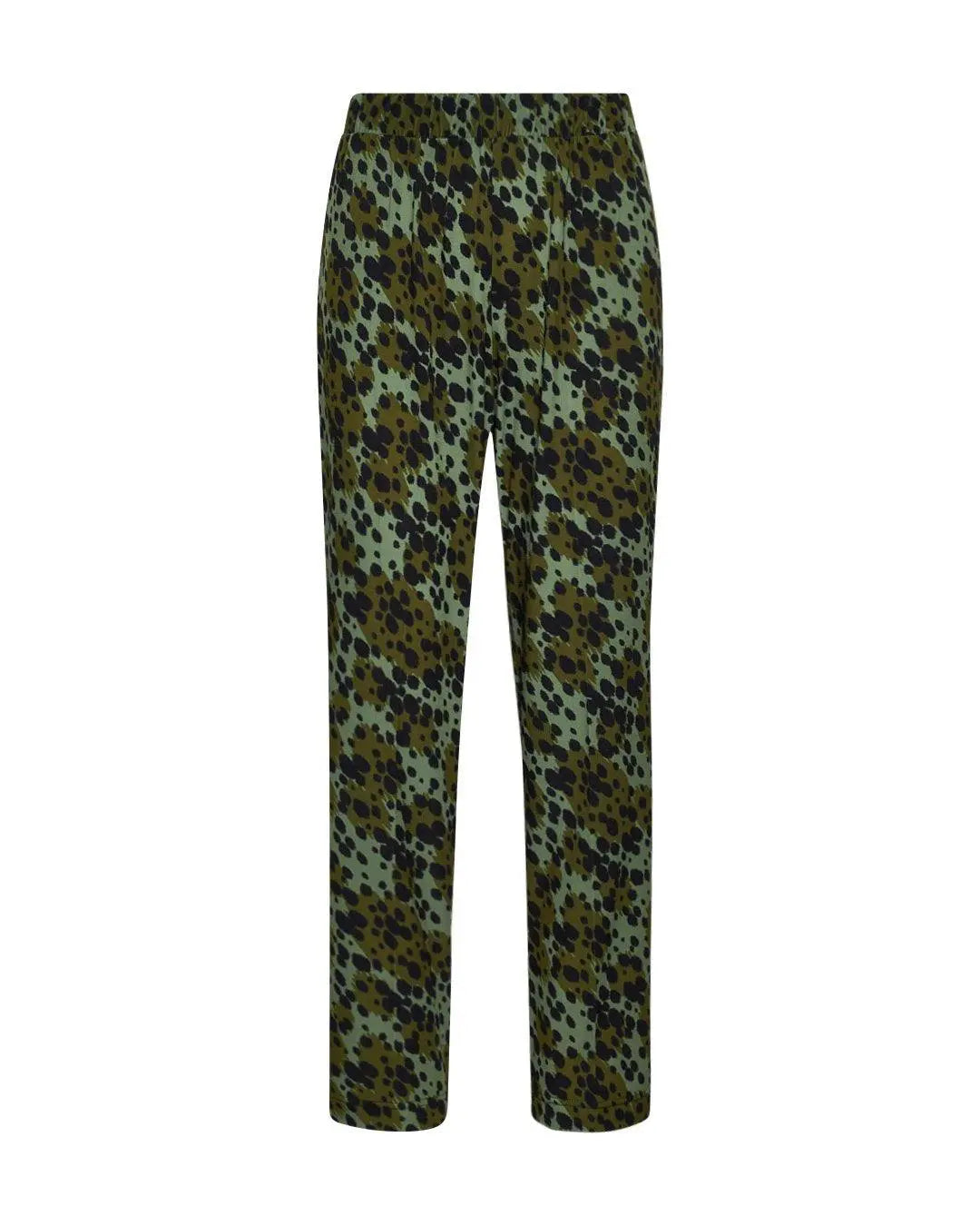 Pantalone animalier NERO-OLIVA DORABELLA PIU' 55