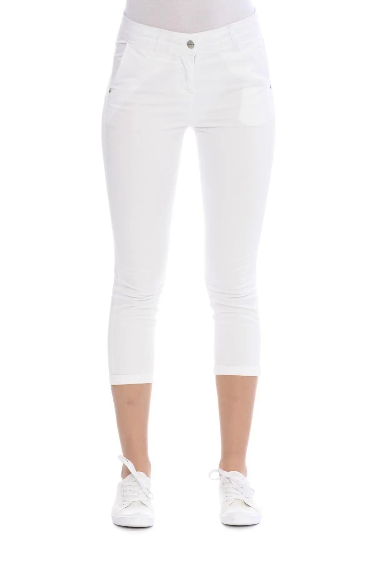 Pantalone basic BIANCO IRONICA 52