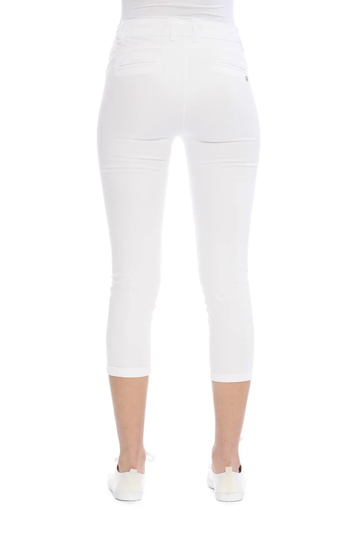 Pantalone basic BIANCO IRONICA