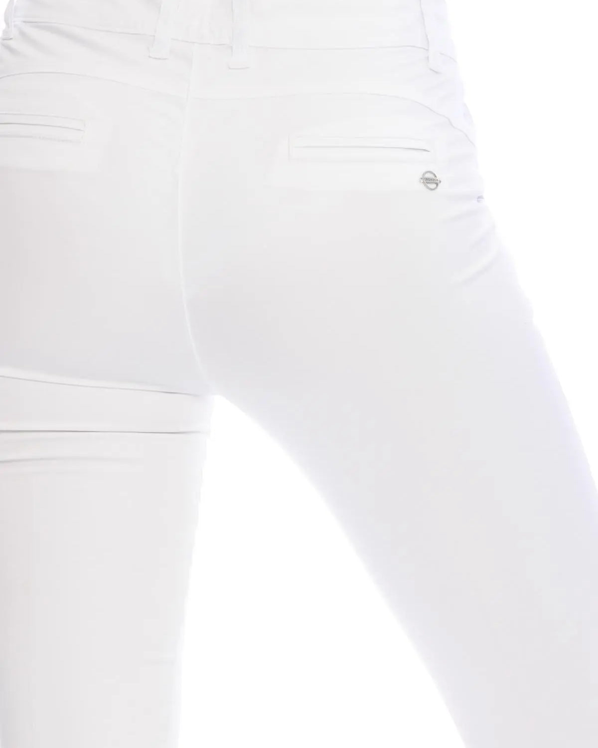 Pantalone basic BIANCO IRONICA