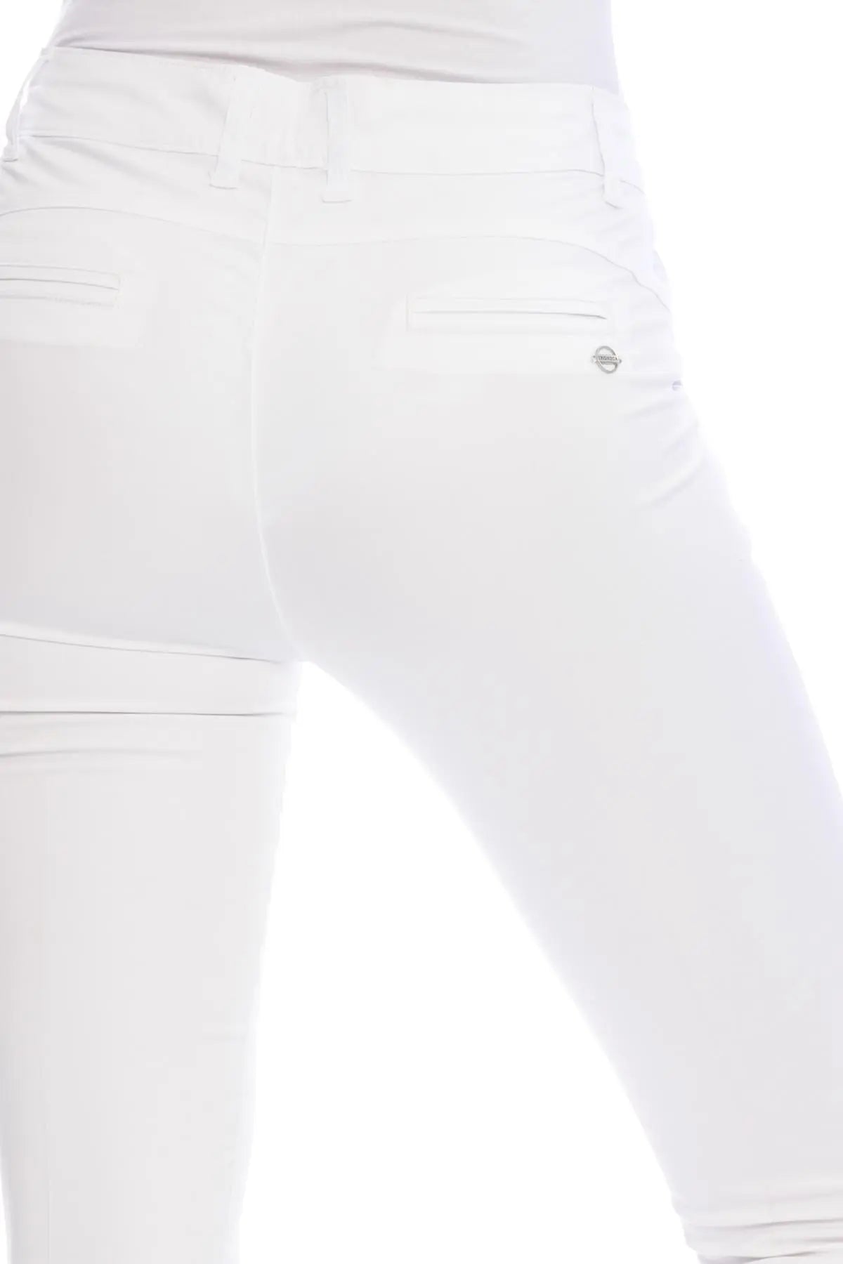Pantalone basic BIANCO IRONICA