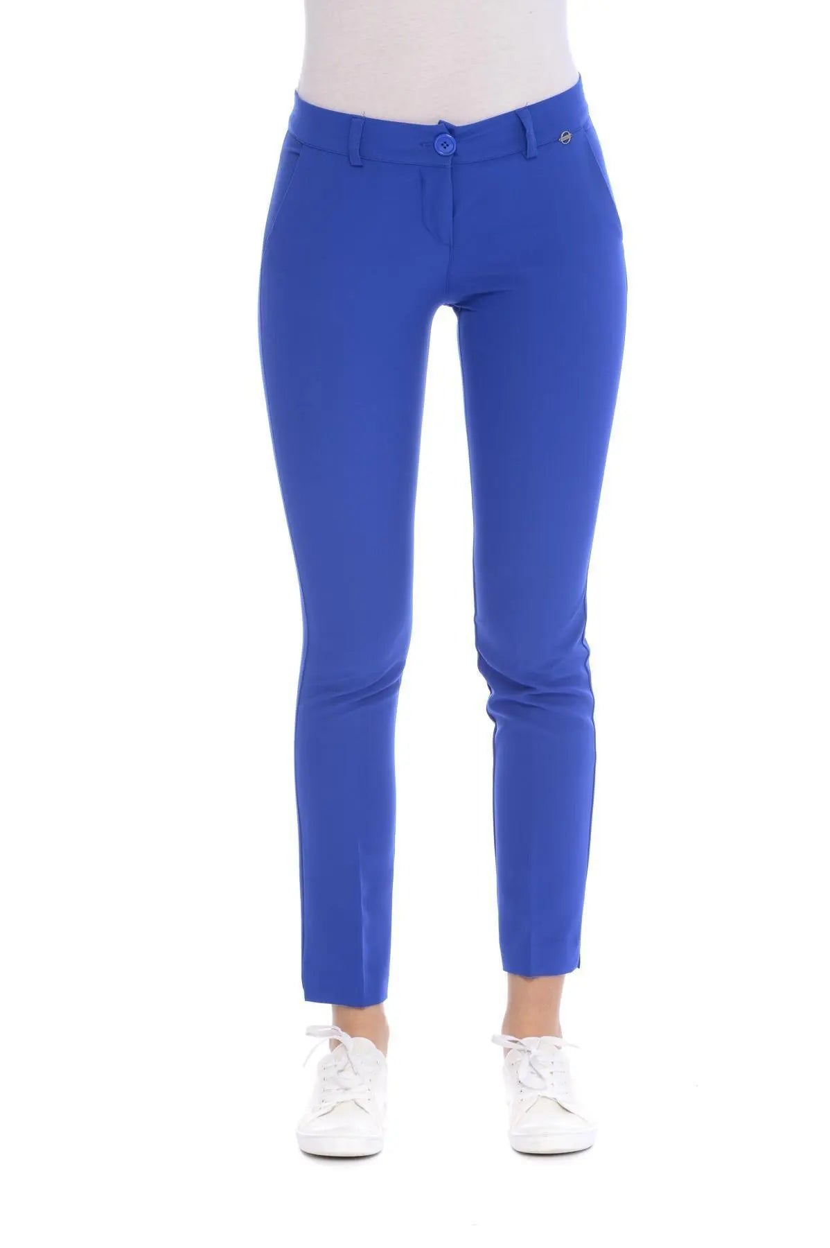 Pantalone basic BLU TAMPONE IRONICA 52