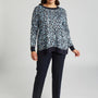 Pantalone basic BLUE NAVY DORABELLA PIU' 55