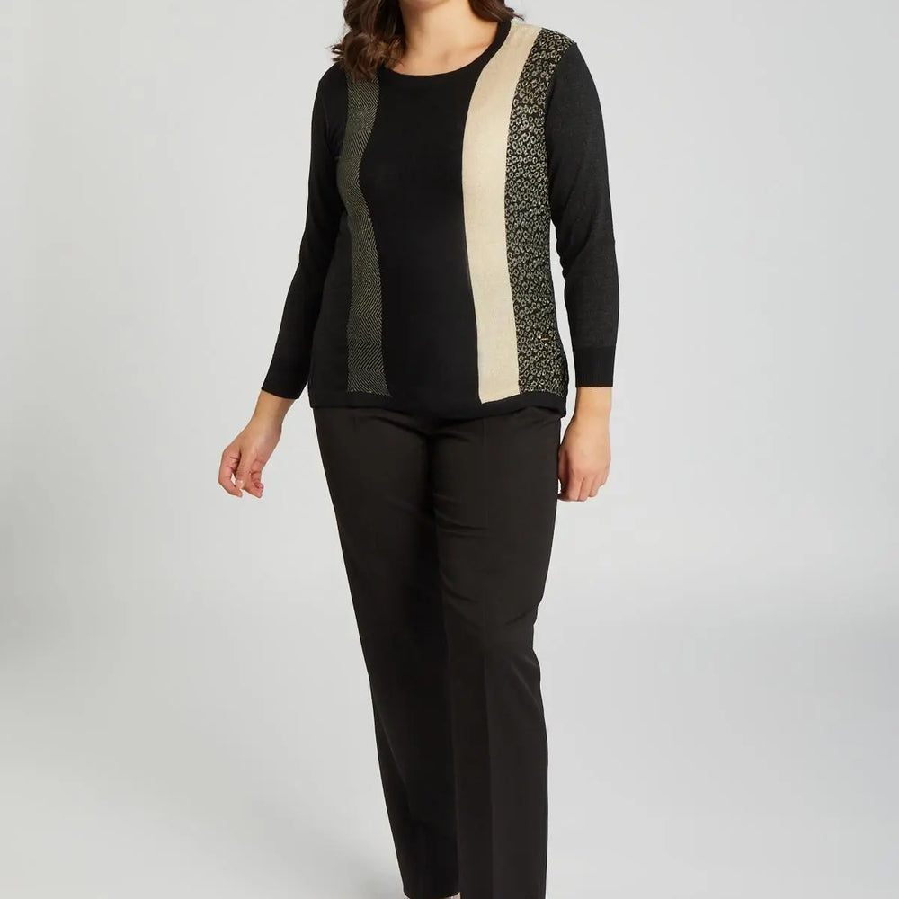 Pantalone basic NERO DORABELLA PIU' 55