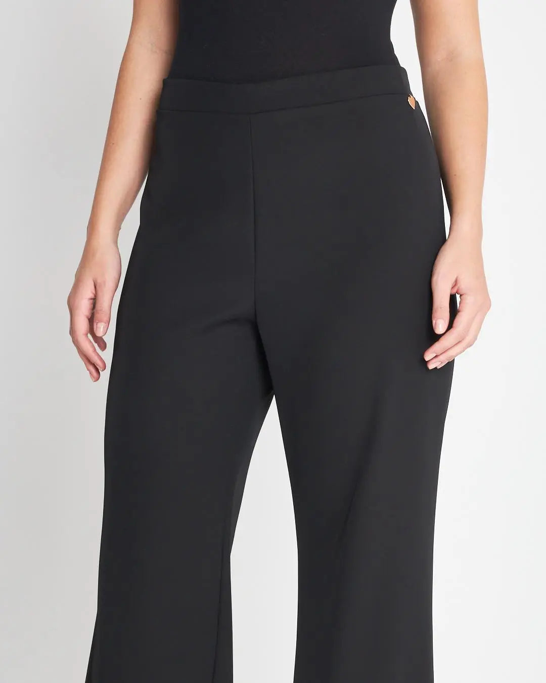 Pantalone basic NERO DORABELLA PIU'