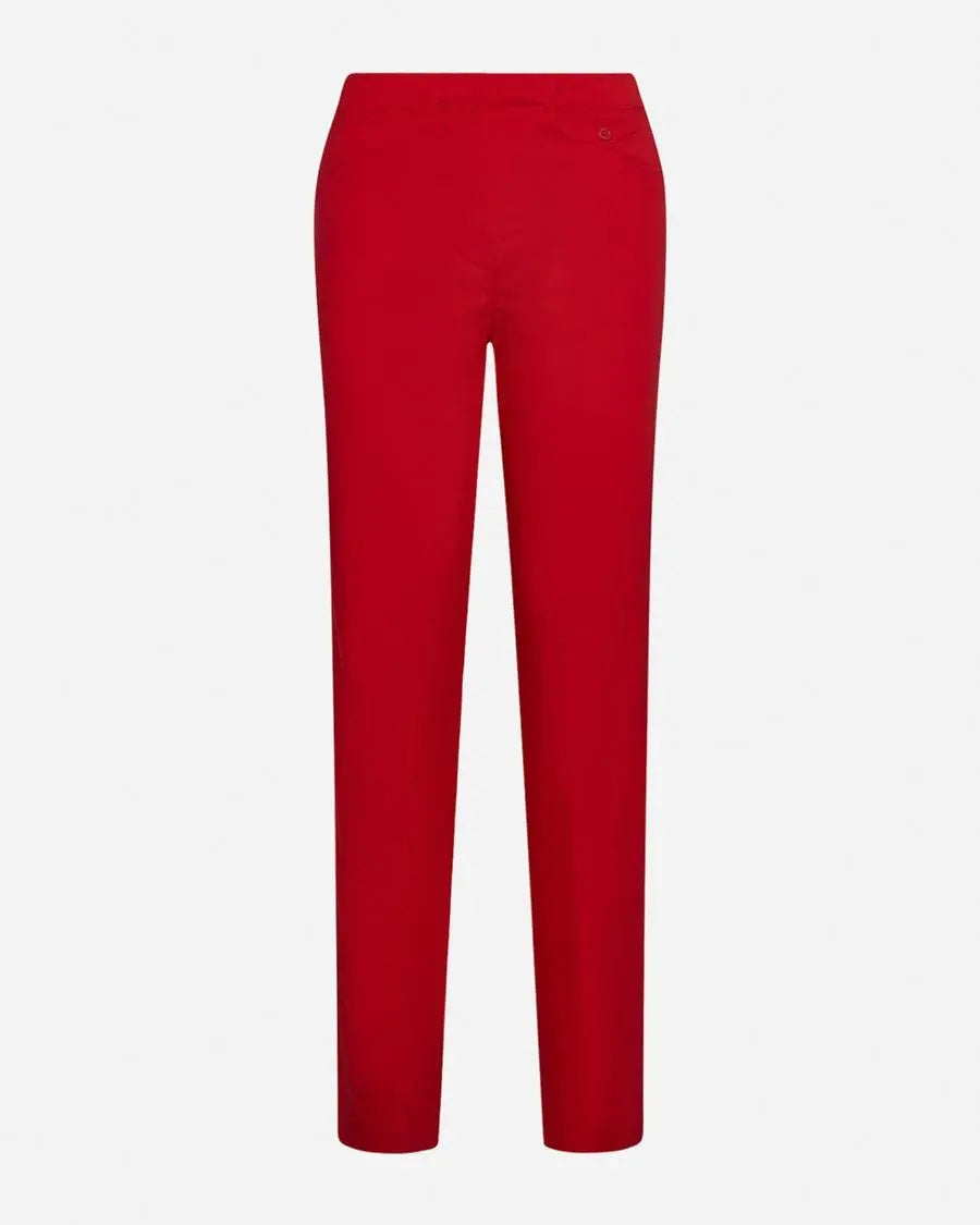 Pantalone basic con frisi posteriori PAPAVERO DORABELLA