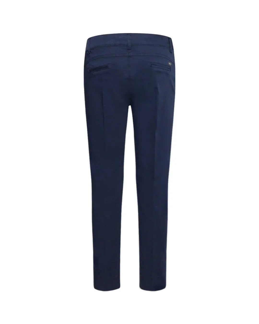 Pantalone basic in tinta unita BLU IRONICA