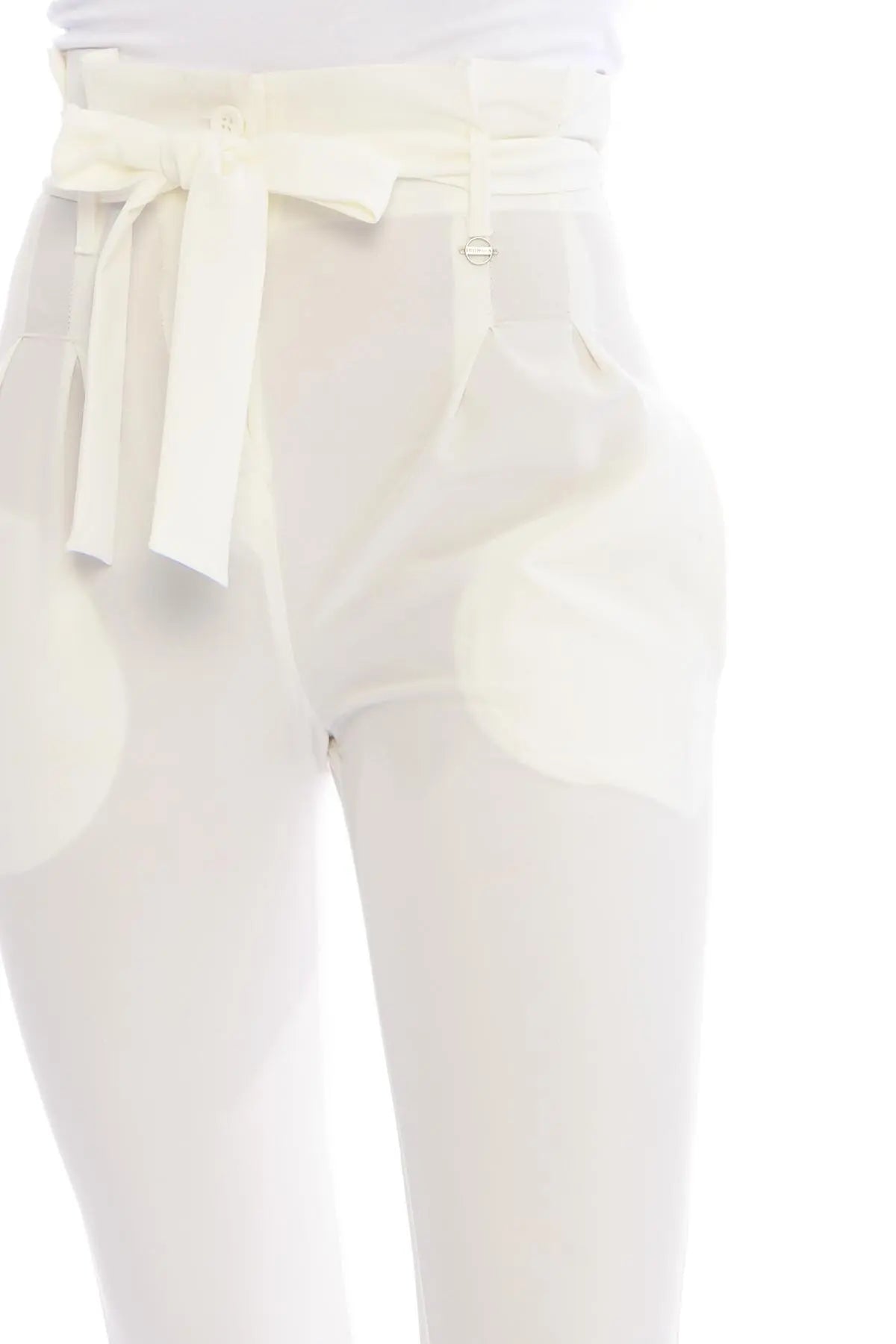 Pantalone caramella BIANCO IRONICA