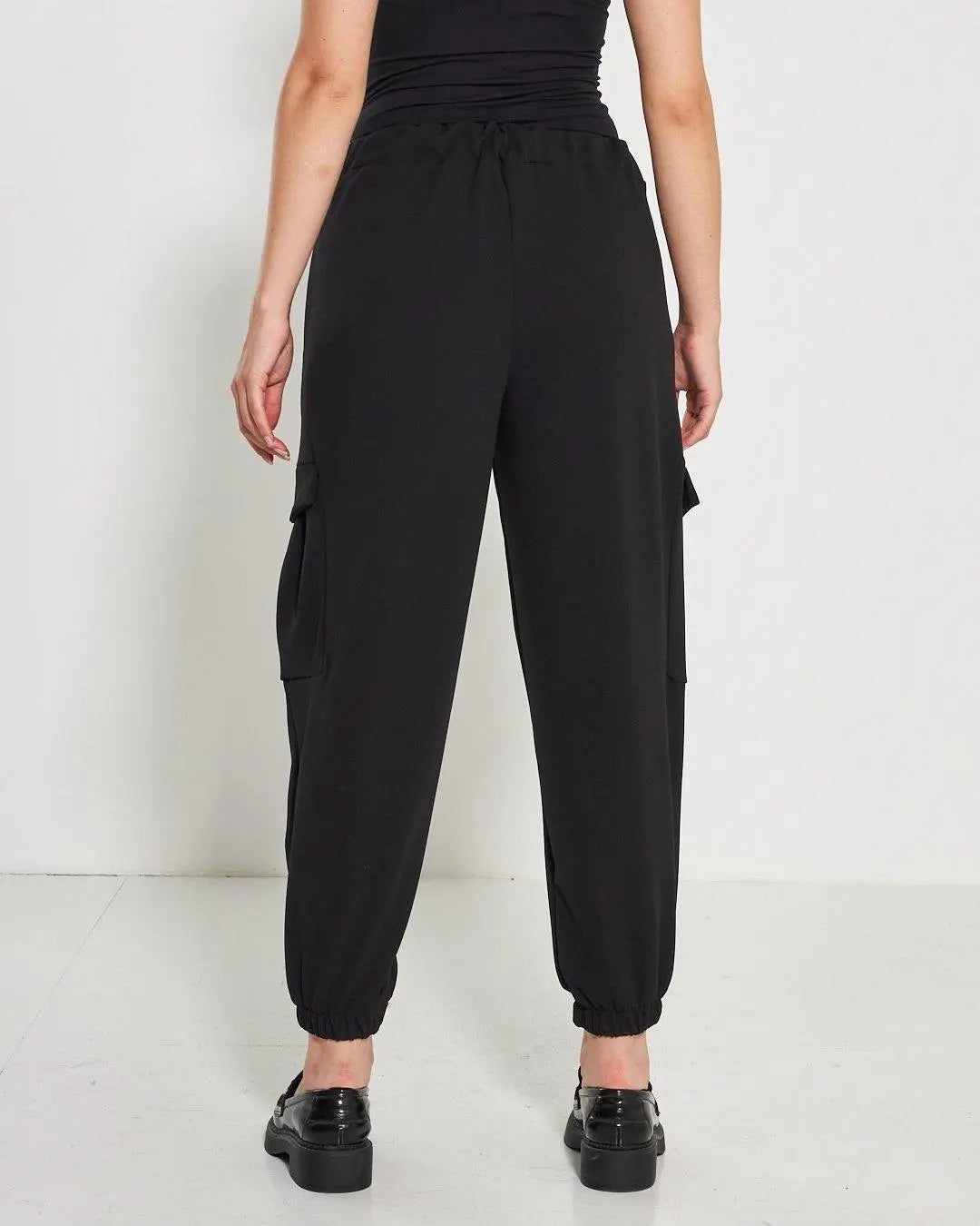 Pantalone cargo NERO DORABELLA