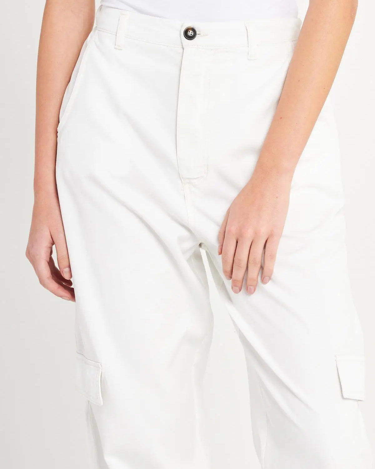 Pantalone cargo OFF WHITE IRONICA