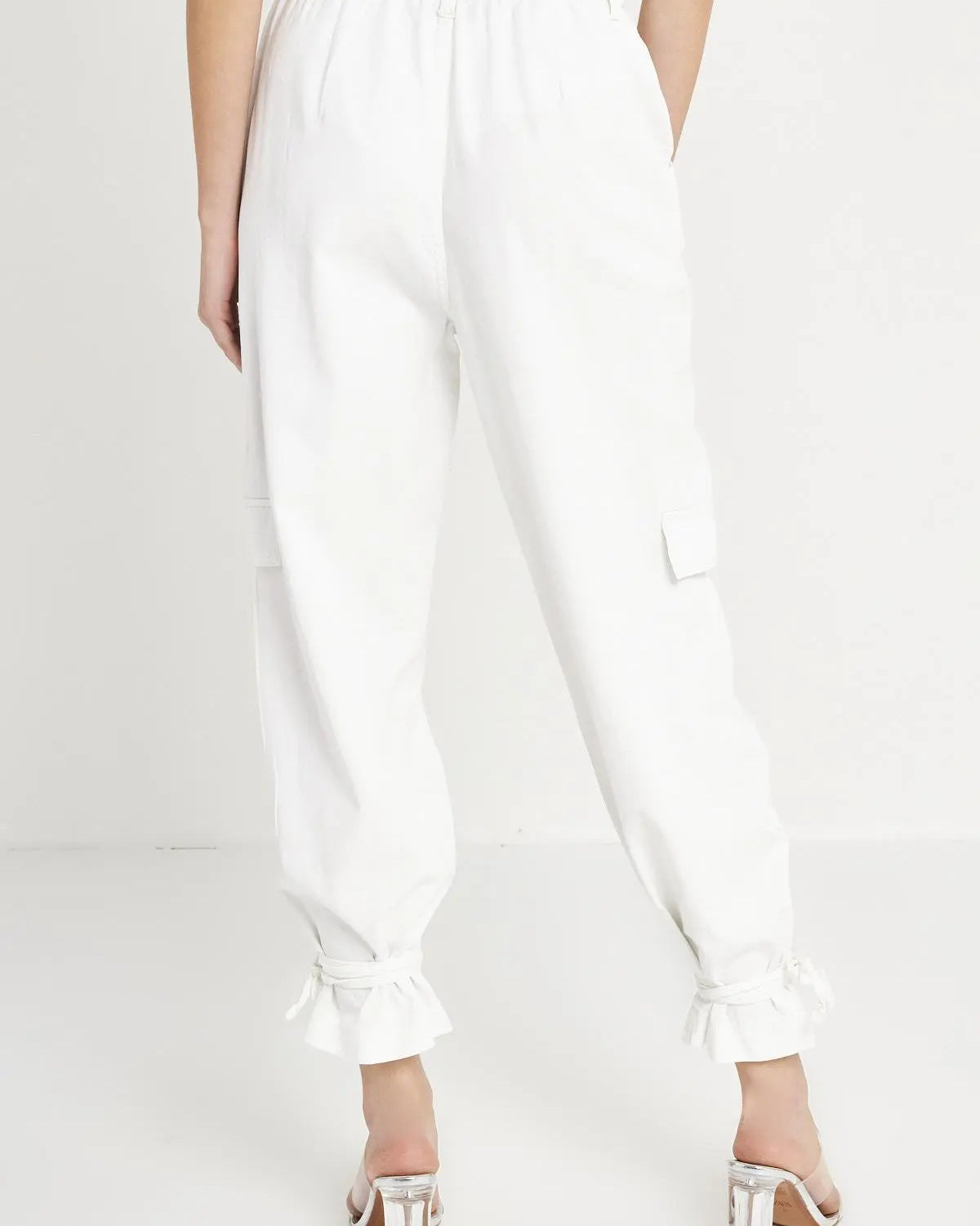 Pantalone cargo OFF WHITE IRONICA