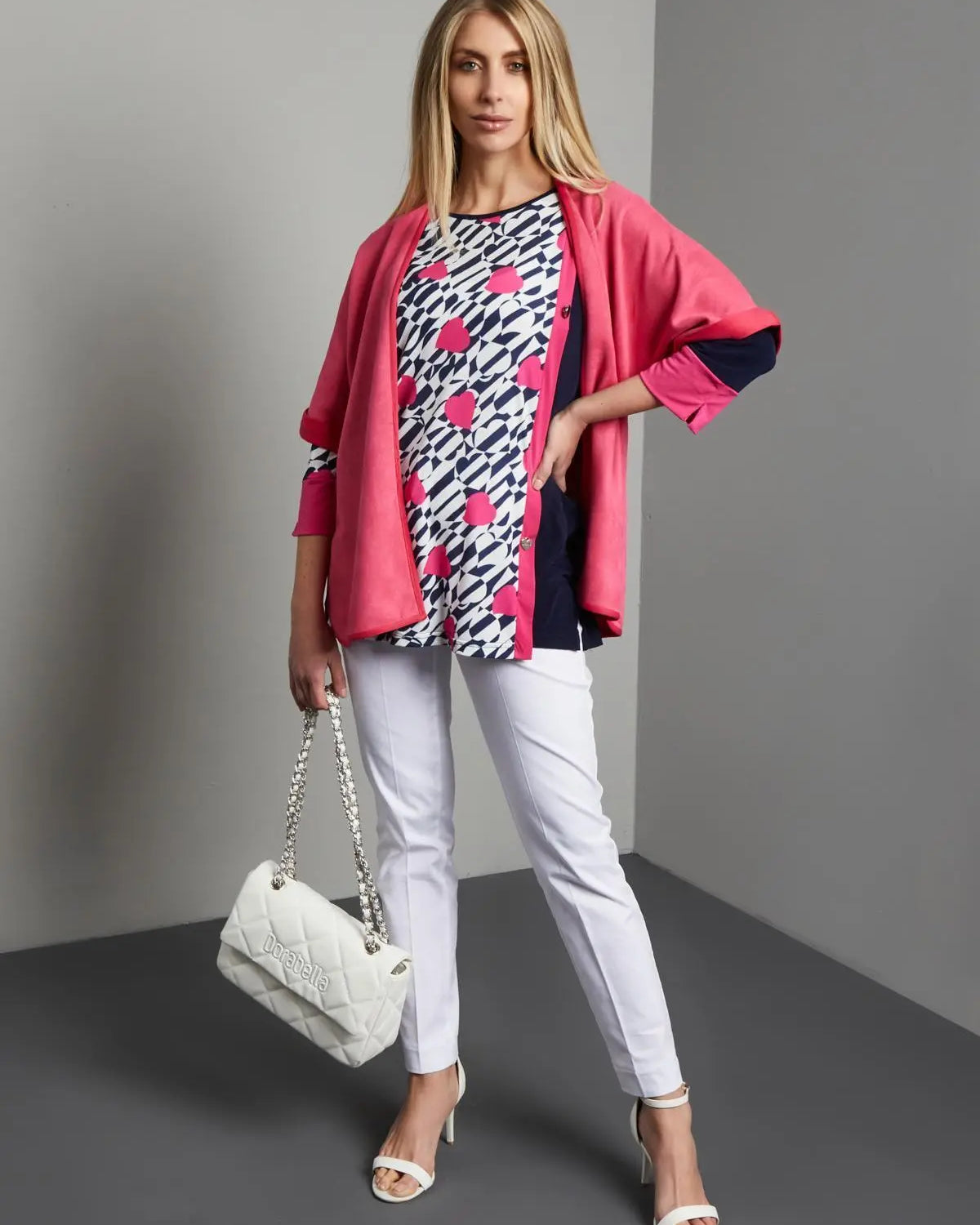 Pantalone cinque  tasche BIANCO DORABELLA