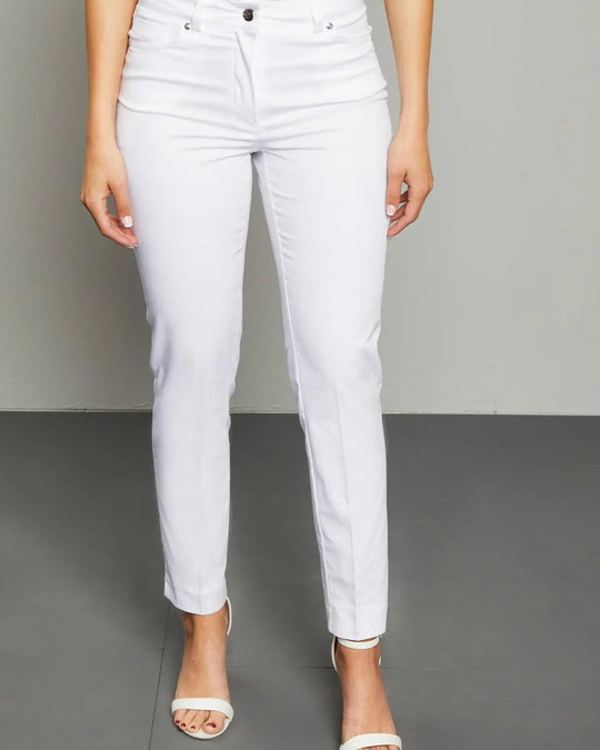 Pantalone cinque  tasche BIANCO DORABELLA