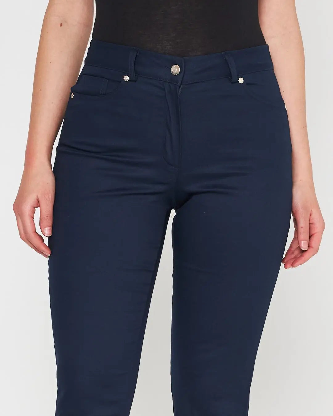Pantalone cinque  tasche BLU DORABELLA