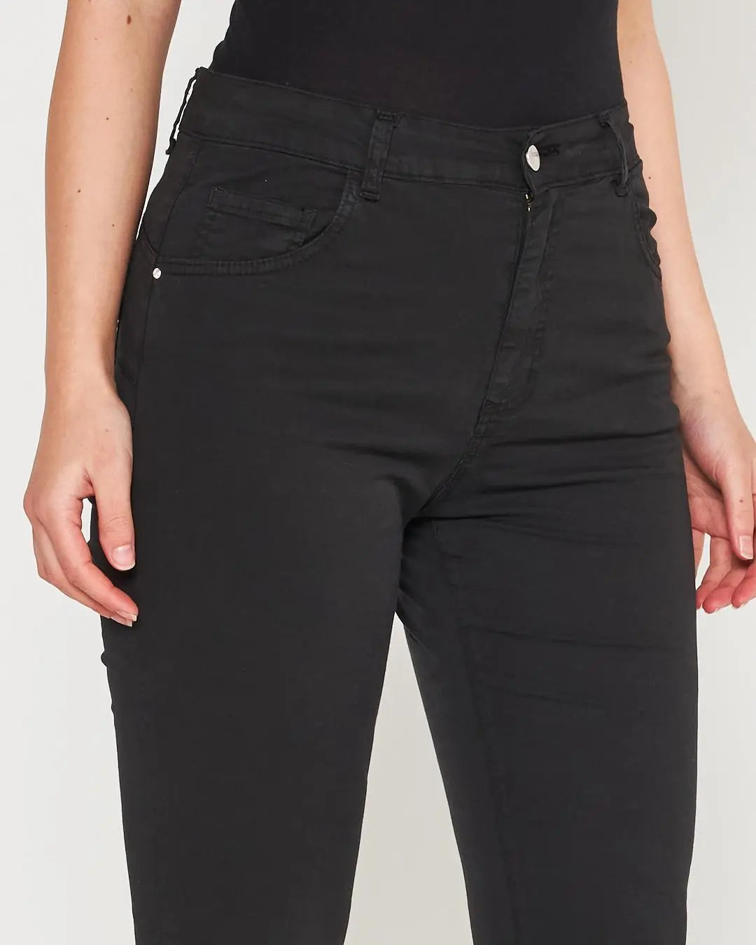 Pantalone cinque  tasche NERO DORABELLA