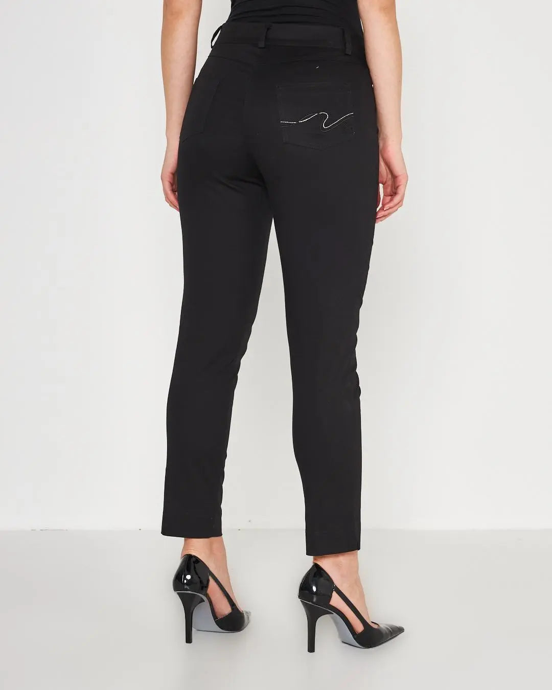 Pantalone cinque  tasche NERO DORABELLA