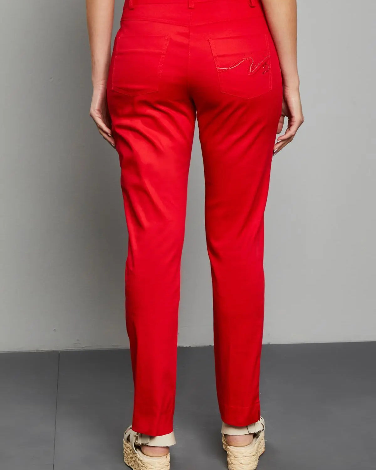 Pantalone cinque  tasche ROSSO DORABELLA