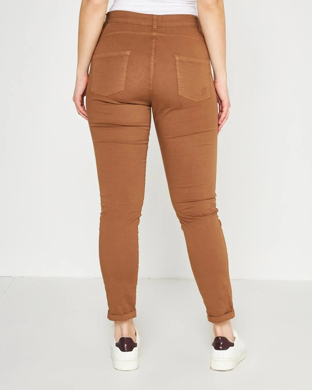Pantalone cinque  tasche TABACCO DORABELLA