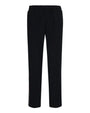 Pantalone con banda laterale flower chic NERO DORABELLA XXL