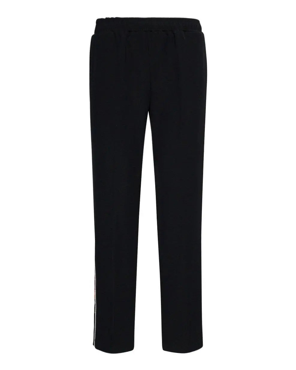 Pantalone con banda laterale flower chic NERO DORABELLA XXL
