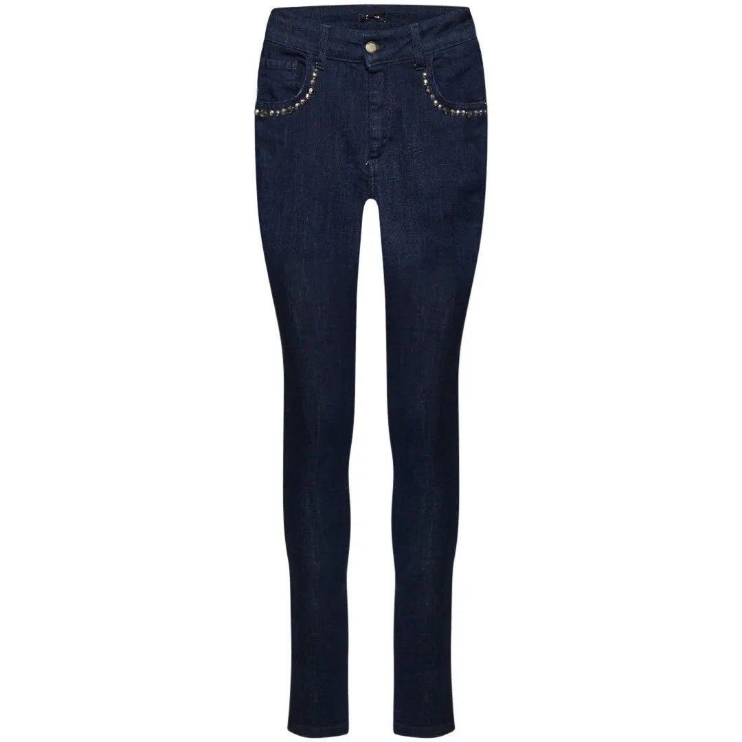 Pantalone con borchie BLU IRONICA 50