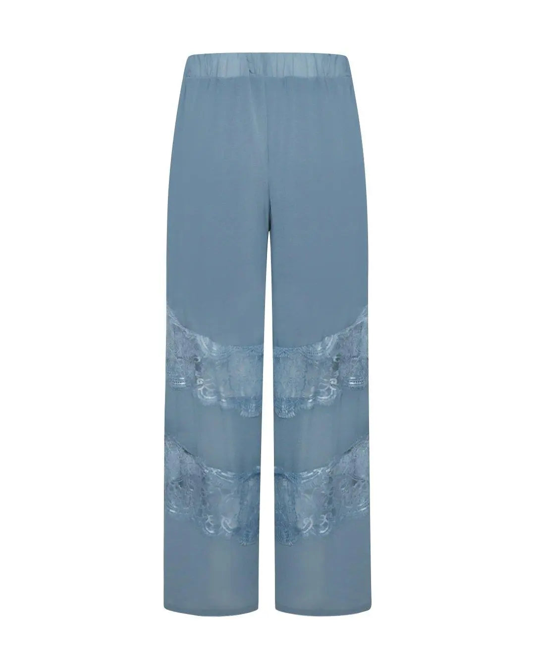 Pantalone con dettaglio in pizzo CARTA DA ZUCCHERO IRONICA