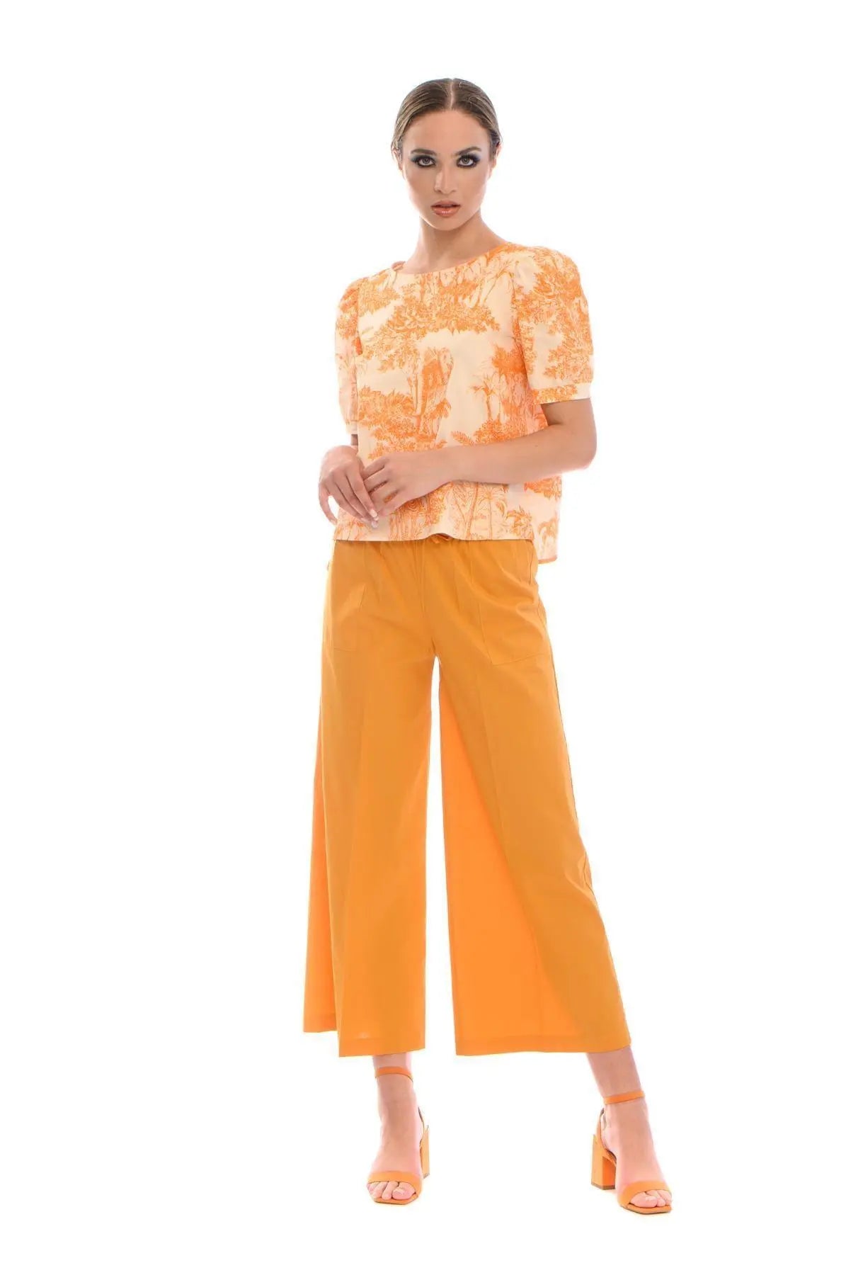 Pantalone coulisse ARANCIO IRONICA