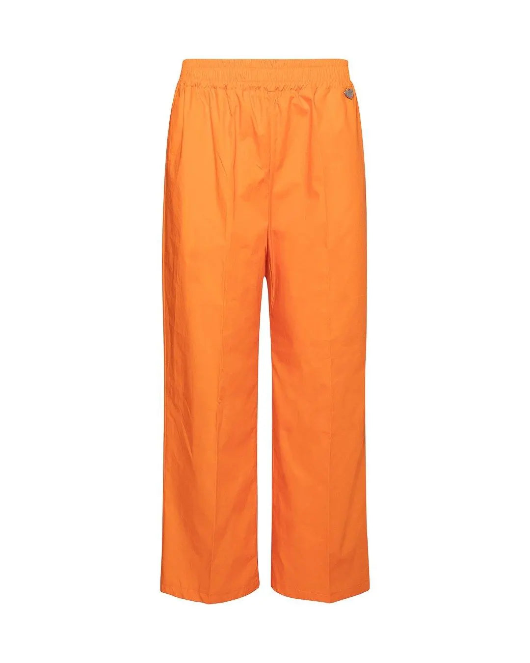 Pantalone cropped in cotone ARANCIO DORABELLA