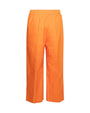 Pantalone cropped in cotone ARANCIO DORABELLA