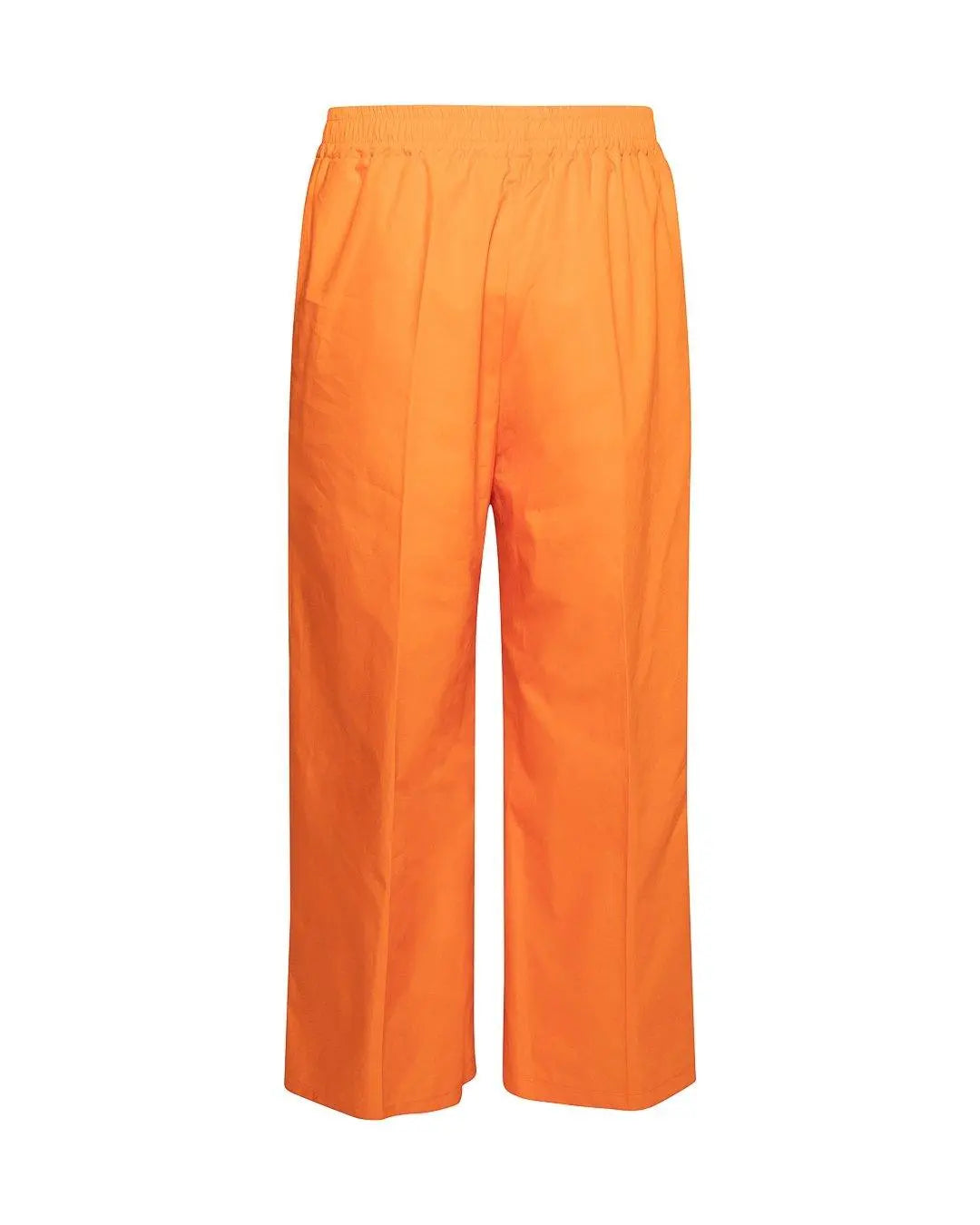 Pantalone cropped in cotone ARANCIO DORABELLA
